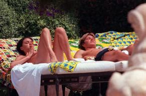 Victoria Beckham Sexy During Topless Sunbathing With Husband David In