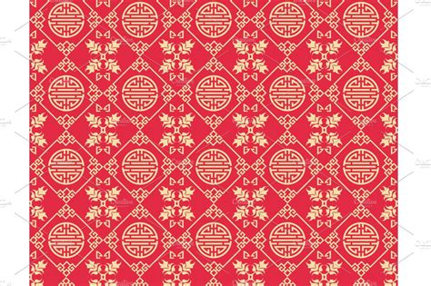 Chinese Pattern Graphic Patterns ~ Creative Market