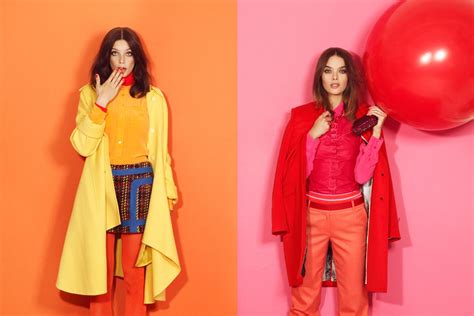 Monochrome Color Blocking Fashion Editorials With Model