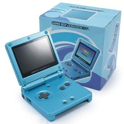 NEW Nintendo Game Babe Advance SP AGS Surf Blue LIMITED Edition RARE EBay