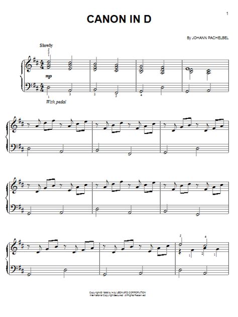 Download and print in pdf or midi free sheet music for canon and gigue in d major, p.37 by johann pachelbel arranged by lemontart for piano (solo). Canon In D sheet music by Johann Pachelbel (Easy Piano - 68614)