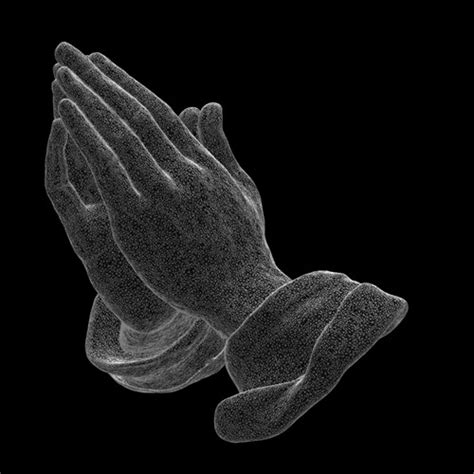 Praying Hands Free 3d Model Max Obj