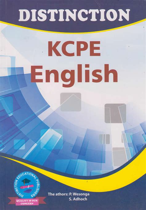 Get your kcpe exam results here! Distinction KCPE English | Text Book Centre