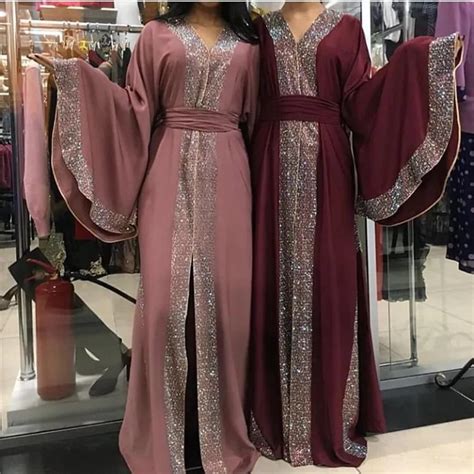 luxury modern high quality new design dubai style wholesale muslim women sequin abaya dubai