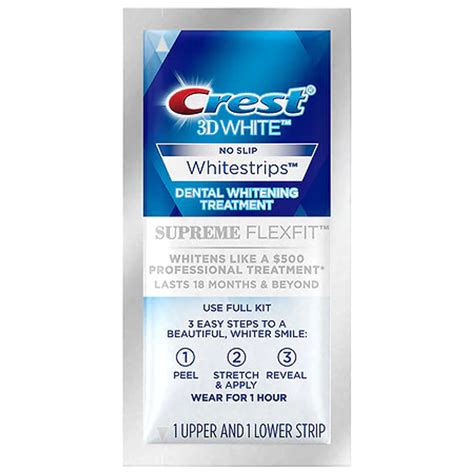 Crest 3d Whitestrips Supreme Brightteeth Whitening Kit 21 Treatments