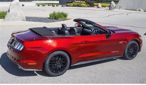 Ruby Red 2016 Ford Mustang Gt Convertible