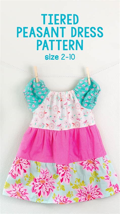 44 Designs Womens Tiered Dress Sewing Pattern Nayrananette
