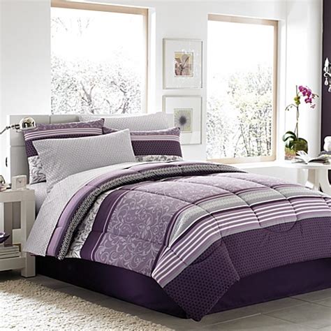 Great quality fussy comforter set. Jules Complete Comforter Set - Bed Bath & Beyond