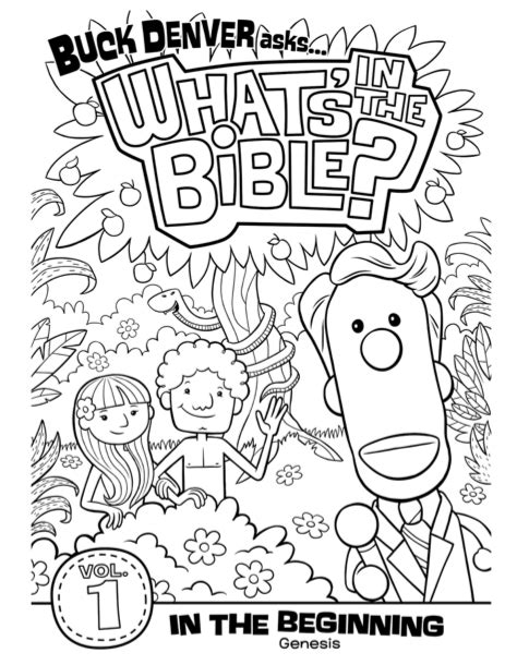 Free christian bible coloring pages for kids in sunday school or children's church. Coloring Page - DVD #1 - Whats in the Bible