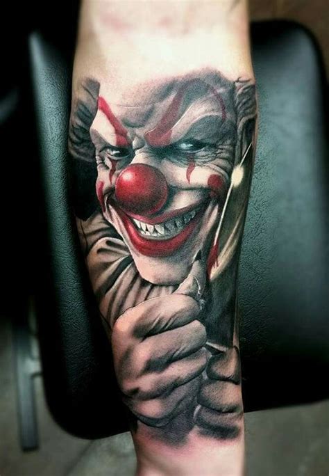 33 Best Creepy Jester Tattoos Images On Pinterest Clown Tattoo
