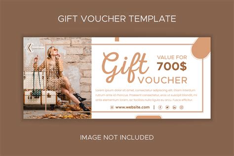 Fashion Gift Voucher Template Graphic By Ju Design Creative Fabrica