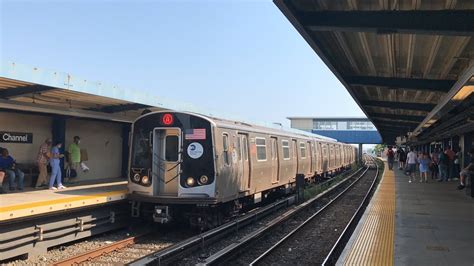 Mta New York City Subway R46 R179 A And S Trains Action At Broad Channel