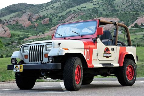 ‘jurassic Park Jeep Wrangler Re Creations On Dinosaur Trail