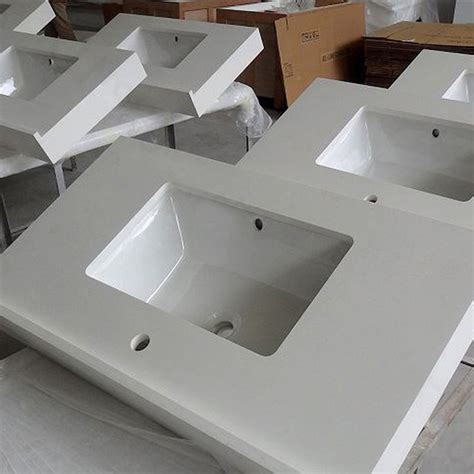 China Quartz Vanity Tops Chinese Artificial Quartz Stone Bathroom