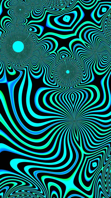 Download Wallpaper 2160x3840 Optical Illusion Patterns Swirling