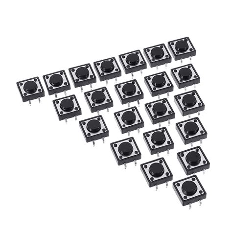 100pcs Momentary Tactile Push Button Switch 12x12x5mm