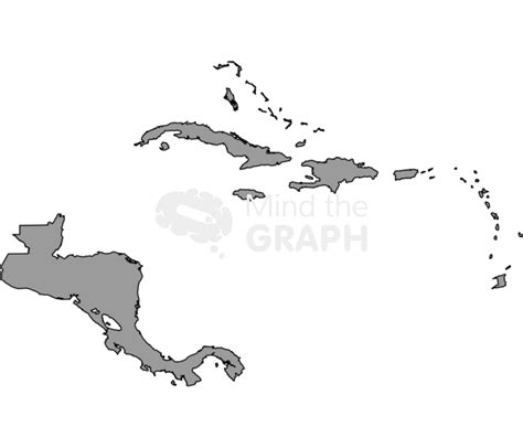 central america map