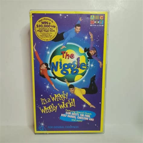 The Wiggles Its A Wiggly Wiggly World Vhs Abc Australia Video Tape Picclick