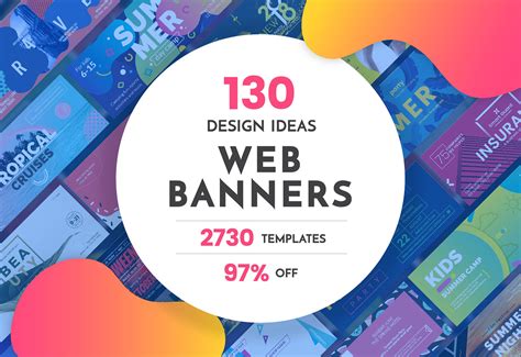 130 In 1 Web Banner Design Templates Bundle Behance