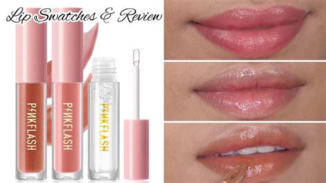 Pink Flash Lip Gloss Lip Swatches And Honest Review Youtube