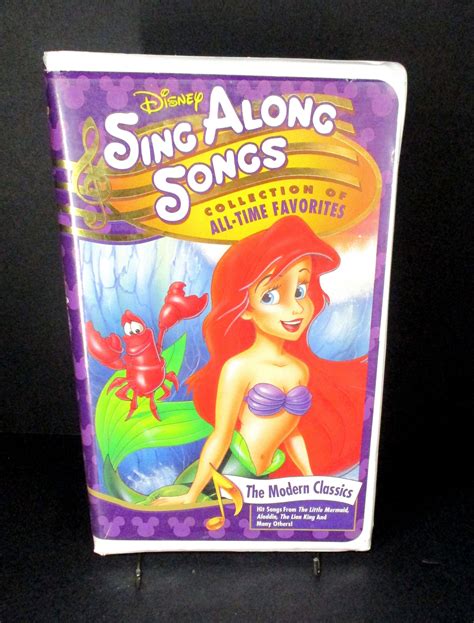 Disney Sing Along Songs Collection Of All Time Favorites Vintage Vhs