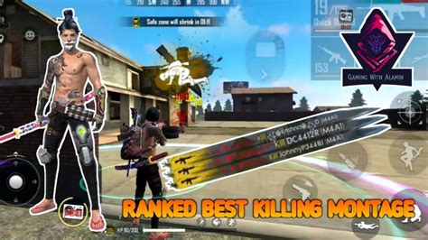 Free Fire Best Killing Montagegarena Free Firegaming With Alamin