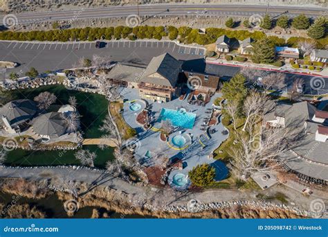 Hot Springs Pools At David Walley S Resort Stock Photo Image Of