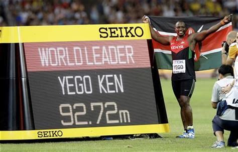 Youtube Man Yego Kenyas Self Taught Javelin World Champ