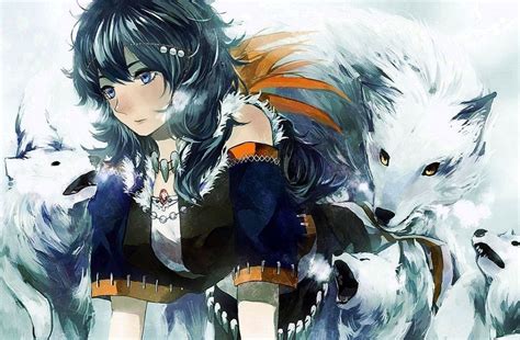 Wallpapers Wolf Girl Anime Wolf Wallpaperspro