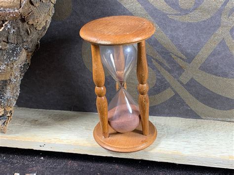 Vintage Beautiful Large 115 Cm Wooden Hourglass Etsy