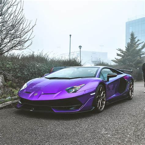Lamborghini Aventador Svj Purple Lambo Hd Wallpaper Pxfuel