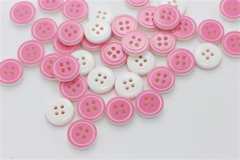 10 Pink Buttons Children Button Baby By Boysenberryaccessory