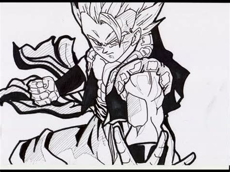 I love how you didn't copy the original artwork and added your own touch to the pose, with some style pose, makes the drawing so much better than a regular ass copy of the original congrats! No.106 HOW TO DRAW GOGETA ゴジータ - YouTube