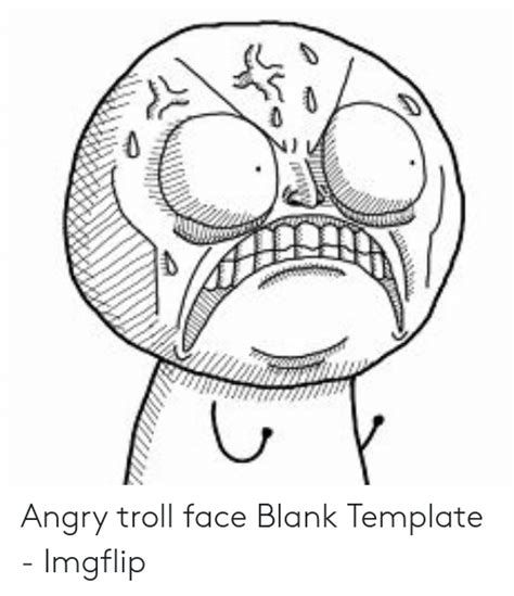Angry Troll Face Blank Template Imgflip Troll Meme On Meme