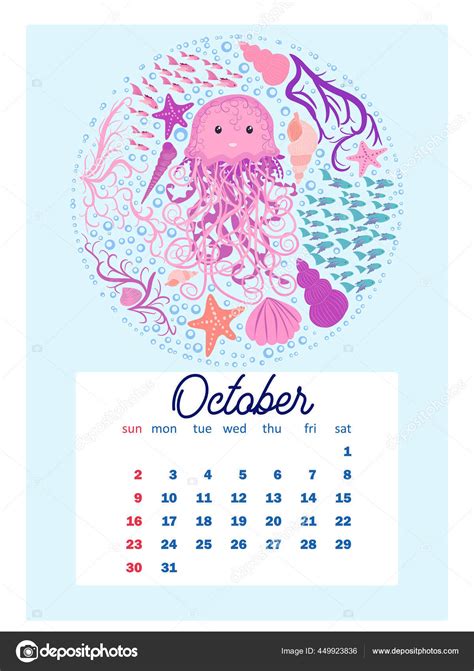 Mermaids Calendar 2022 October 2022 Calendar