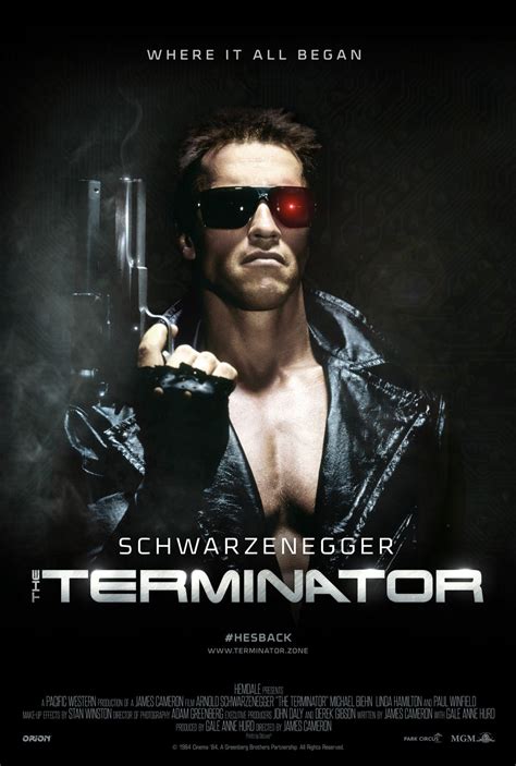 The Terminator Theatrical Re Release Terminator 1984 Terminator