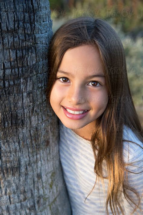 Portrait Of A Beautiful Little Girl By Stocksy Contributor Curtis
