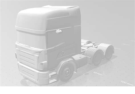 Fichier Stl Gratuit Truck Scania・design Pour Imprimante 3d à