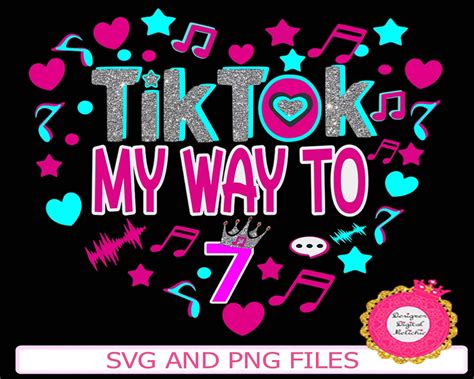 Tiktoker Girl Svg Pack Of Images Svg And Png Of Tik Tok Princess