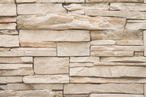 Stacked Stone Wall Background Texture Detail Stock Photo Image Of