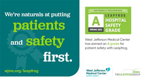 West Jefferson Medical Center Awarded Spring 2023 ‘a Hospital Safety