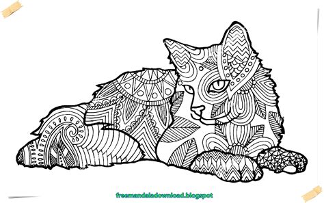 Pin auf coloring for stress. Katzen-Mandala kostenlos Ebook-Cats mandala free ebook ...