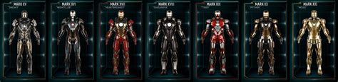 All 42 Iron Man Movie Armors Oafe Blog