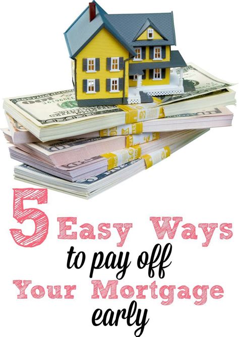 Easy Ways To Pay Off Your Mortgage Early Mortgage Payoff Mortgage