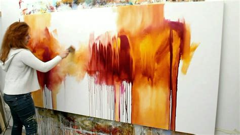 Youtube Acrylic Abstract Painting Tutorials Free Acrylic Painting