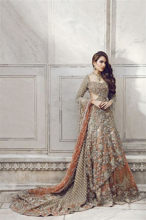 Indian bridal dresses collection is designed with bright colors like green, pink, red, dark orange and royal blue. Indian Pakistani Bridal Anarkali Suits & Gowns Collection ...