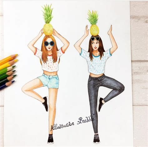 Dessins d'adolescents a imprimer gartuitement. 1001 + idées de dessin pour sa meilleure amie qu'elle va ...