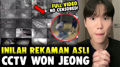 full video inilah rekaman asli cctv won jeong viral youtube