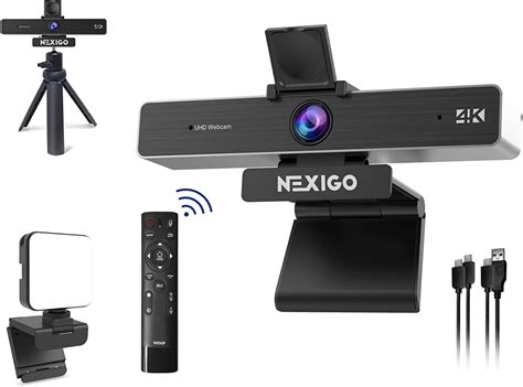 Nexigo 4k Zoomable Webcam Kits N950p Uhd 2160p Webcam With