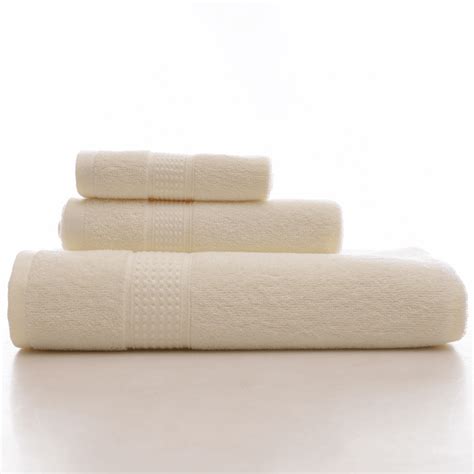 Kc Ln 01 Bath Pure Towels Long Stapled Cotton Beach Spa Thicken Super